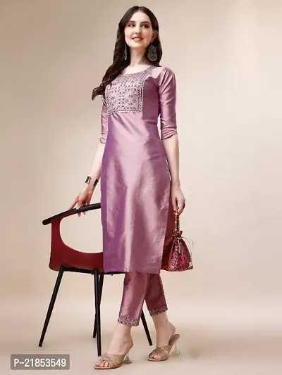 Fancy Art Silk Kurta Set For Women
