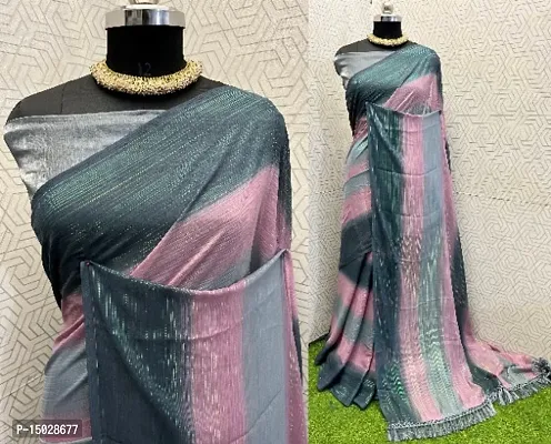 Classic Chiffon Printed Saree with Blouse piece-thumb0