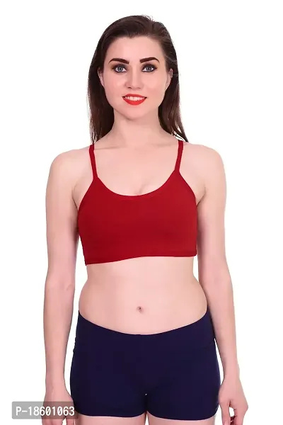 Buy Sports Bra for Girls Sports Bra for Women Pack of 1 (Free Size, Maroon)  Online In India At Discounted Prices