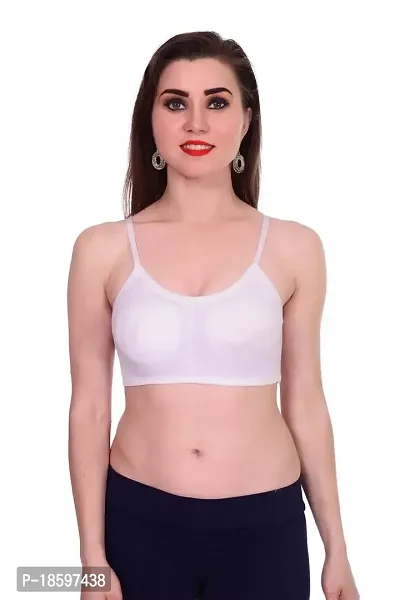 Buy AENIMOR Women's Non-Padded Cotton Lycra Sports Bra Online In