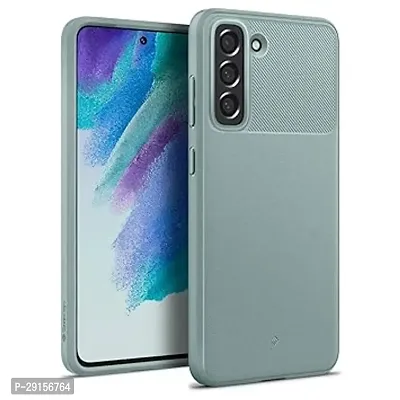 Caseology by Spigen Vault Back Cover Case Compatible with Samsung Galaxy S21 FE 5G (Thermoplastic Polyurethane | Sage Green)