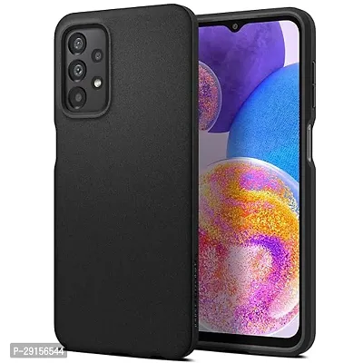 Spigen Essential Sand Blast Back Cover Case Compatible with Samsung Galaxy A23 LTE and A23 5G (TPU | Matte Black)