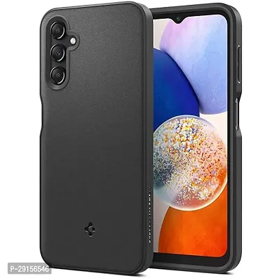 Spigen Essential Sand Blast Back Cover Case Compatible with Samsung Galaxy A14 LTE/5G (TPU | Matte Black)