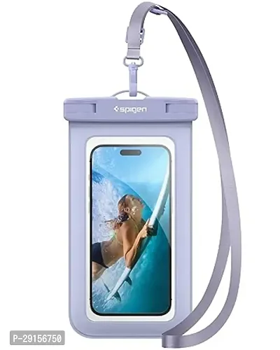 Spigen Aqua Shield Waterproof Cover Case A601, [Secure Lock] [Smooth Edges] for Mobile up to 8.2inch - Aqua Blue(1P)-thumb0