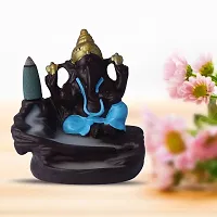 Kavya Craft Lord Ganesha Backflow Smoke Fountain Decorative Showpiece 20 Free Smoke Backflow Scented Cone Incenses-thumb3