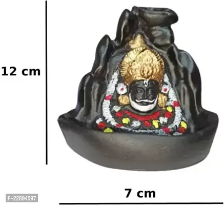 Kavya Craft Khatushyam Backflow Smoke Fountain with 10 pc Scented Incense Cone Decorative Showpiece-thumb4