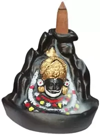 Kavya Craft Khatushyam Backflow Smoke Fountain with 10 pc Scented Incense Cone Decorative Showpiece-thumb4