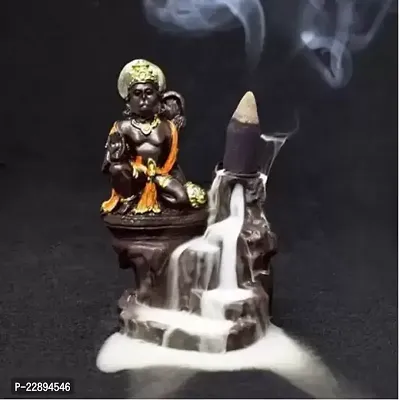 Kavya Craft Hanumanji backflow smoke fountain with 20 pc incense cones-thumb0