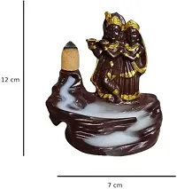 Kavya Craft Radha Krishna Smoke Fountain Decorative Showpiece With 20 Smoke Backflow Cones Decorative Showpiece-thumb2