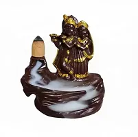 Kavya Craft Radha Krishna Smoke Fountain Decorative Showpiece With 20 Smoke Backflow Cones Decorative Showpiece-thumb3