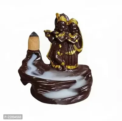 Kavya Craft Radha Krishna Smoke Fountain Decorative Showpiece With 20 Smoke Backflow Cones Decorative Showpiece-thumb4