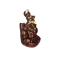 Kavya Craft Lord Krishana  backflow smoke fountain with 10 pcs scented incense cone for home decor Decorative Showpiece-thumb3