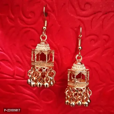 Temple Design Earrings for women and girls | Trendy Designer Earring-thumb0