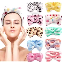 Snowpearl 15 Pieces Hair Accessories Combo ? Soft Head Band | Rabbit Hair Band | Banana Hair Clip | Satin Scrunchies | Scarf Scrunchies ? Multicolor for Women & Girls-thumb3