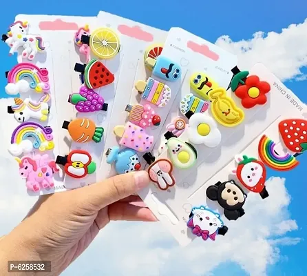 10 Pieces Multicolor Unicorn Hairpin with Alligator, Hair Clips , Soft Clip, and 02 Pieces Plastic Hair Bands - Hair Accessories for Girls, Kids Girls Toddler andndash; Assorted Color and Design-thumb5