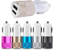Car Charger Dual USB Smart Port Charger Compatible for All Android, iOS, Window, Apple Device (Multicolour) Dual Output, Fast Charging-thumb4