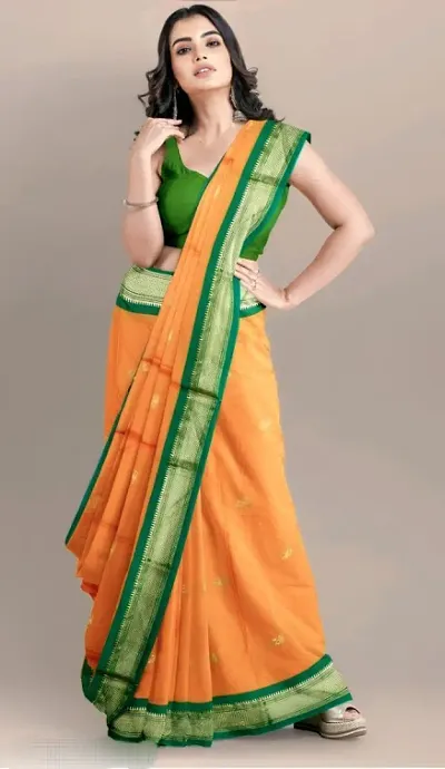 Paithani Silk Sarees With Blouse Piece