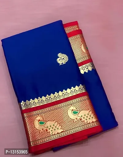 Awesome cotton silk saree with blouse piece