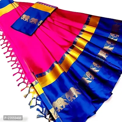 Classic Cotton Silk Saree with Blouse piece