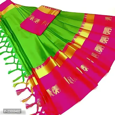 Classic Cotton Silk Saree with Blouse piece