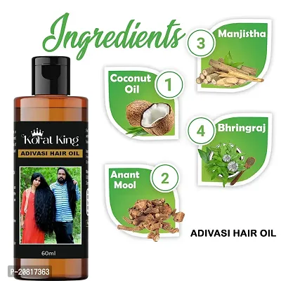 Korat King Adiwashi Hair Growth Oil, 60 ml-thumb2