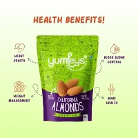 Yumleys Premium 100% Natural California Badam | Almonds | Combo Snacks 500g (2 x 250g)-thumb1