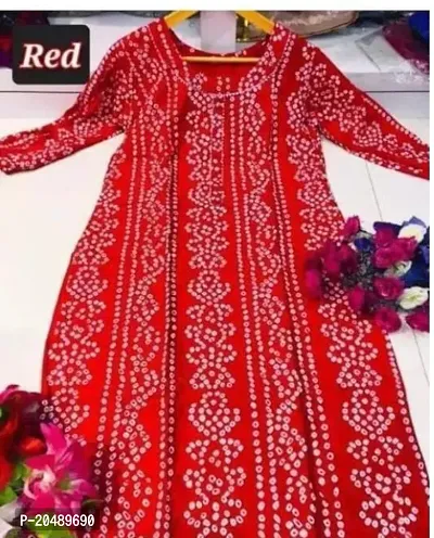 Stylish Fancy Designer Rayon Kurta For Women