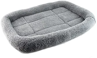 Petsco91 Store High Quality Wool Faux Fur Fabric Color GREY Sizes SMALL 60times;40times;15 Centimeter for Newborn 1-month Dog and Cat Bed Super Warm Ultra Soft Ethnic Designer Comfortable Bed for All Types Bree-thumb1