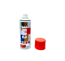 Cube Aerosol Spray Paint Can 400ml Multipurpose (ORANGE RED)-thumb1