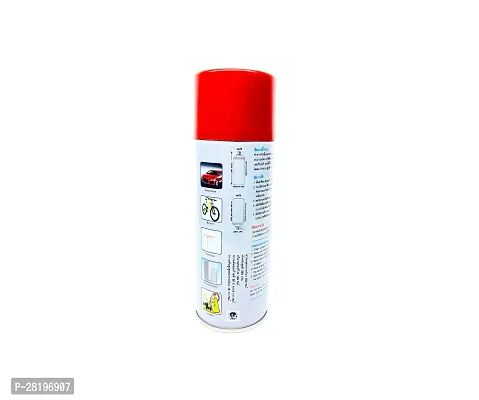 Cube Aerosol Spray Paint Can 400ml Multipurpose (RED)-thumb4