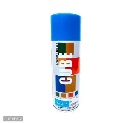 Cube Aerosol Spray Paint Can 400ml Multipurpose (SKY BLUE)