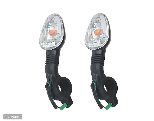 Blinker Indicator Assly. Compatible for Bajaj V15 Front (Set of 2)-thumb0