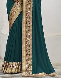 Classic Art Silk Lace Work Saree With Blouse Piece-thumb4