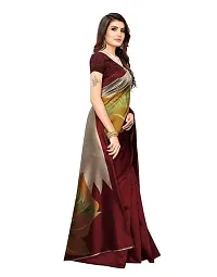 Deha Maroon Coloured Poly Silk Printed Casual saree-thumb1