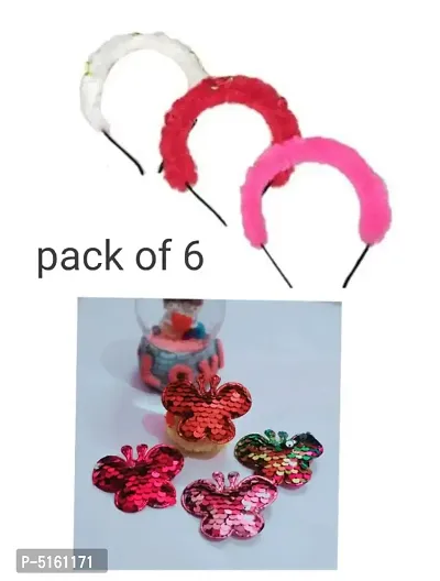 Kids Hair Accessories , pack of 6-thumb0