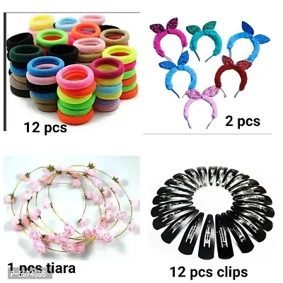Girls' Fashion Hair Accessories Combo Pack of 27