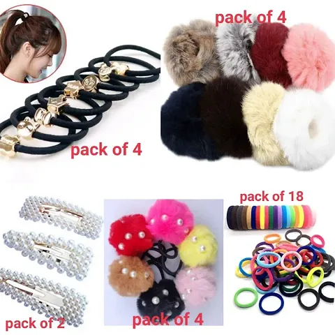 Girls' Fashion Hair Accessories Combo Pack of 32