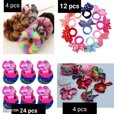 Girls' Fashion Hair Accessories Combo Pack of 44-thumb0