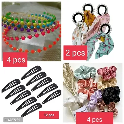 Girls' Fashion Hair Accessories Combo Pack of  22