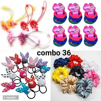 Girls' Fashion Hair Accessories Combo Pack of 36