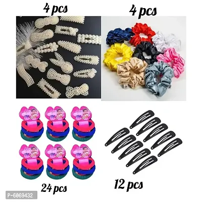 Girls' Fashion Hair Accessories Combo Pack of 44-thumb0