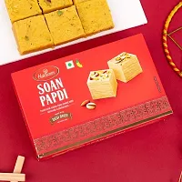 Half Engineer Swastik Rakhi with Soanpapdi 250gm For Rakshabandhan Gift For Bhai Brother Bro Rakhi with Sweets Combo-thumb2