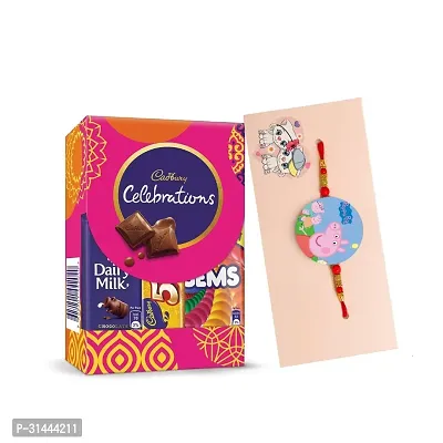 Rakhi with Small Celebration Chocolate Combo