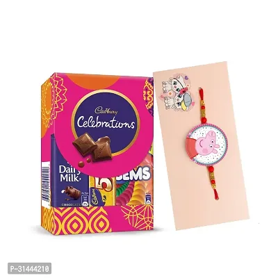 Rakhi with Small Celebration Chocolate Combo