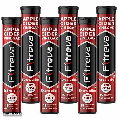 Apple Cider Vinegar Tablet For Extra Slim - Apple Flavor ( Pack of 6)