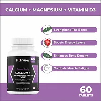 Fitreva Calcium+Magnesium+Vitamin D3 Tablets for Healthy and Strong Bone ( Pack of 60)-thumb3