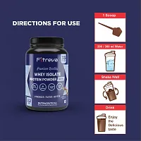 Fitreva Whey Isolate Protein Powder 90% with 25g Protein -  Chocolate Flavor - 1 kg ( 33 Servings )-thumb1