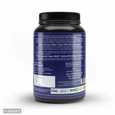 Fitreva Whey Isolate Protein Powder 90% with 25g Protein -  Chocolate Flavor - 1 kg ( 33 Servings )-thumb5