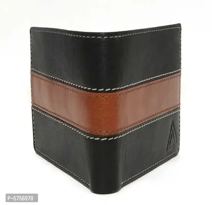 Stylish Solid Multicoloured Genuine Leather Wallet For Men