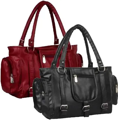 Elegant Combo Of Artificial Leather Handbags For Women